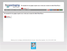 Tablet Screenshot of neo-packaging.com